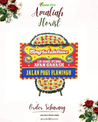 Bunga Papan Congratulation di Kalodran